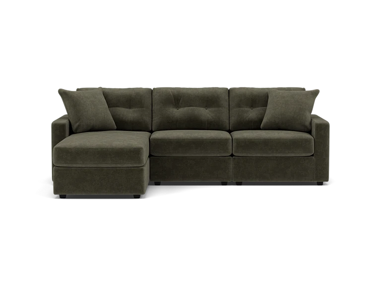 Drew & Jonathan Home Modular One 3-Pc. Wall Saver Power Reclining Chaise Sofa